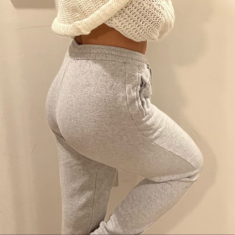 Brandy Melville Light Gray Sweatpants.